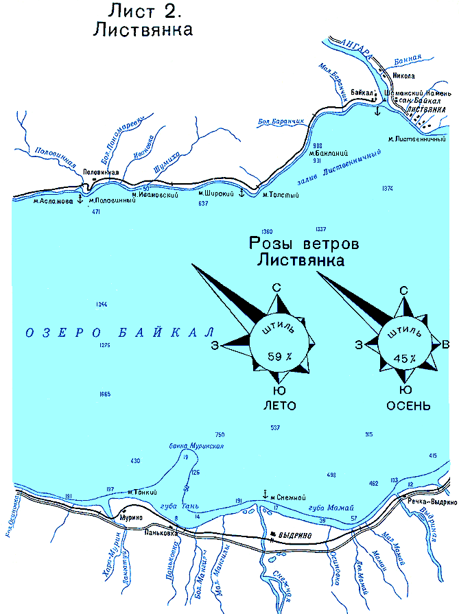 Ветра на байкале карта